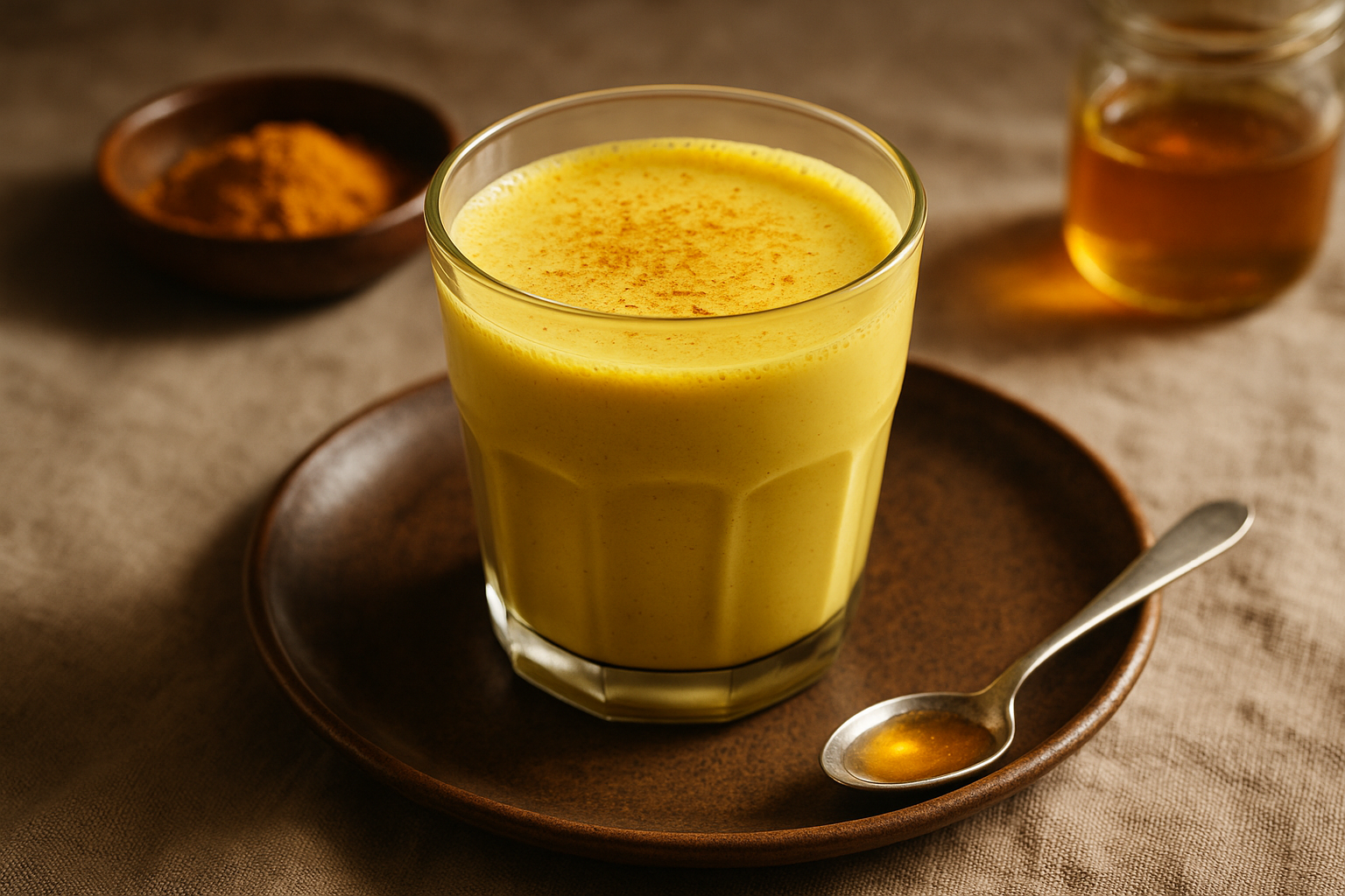 Gyllene mjölkdryck (golden milk)